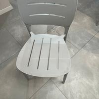 Sedie da tavolo in polipropilene