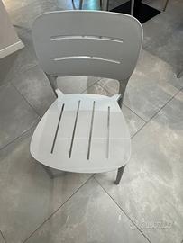 Sedie da tavolo in polipropilene