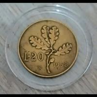 20 Lire Italia 1958 – Patina antica