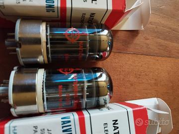 Coppia Raytheon  Jan 6080 NOS e RCA 6SL7 NOS