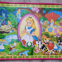 Puzzle Alice in wonderland con cornice