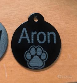 medaglietta amici pelosi personalizzata