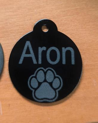 medaglietta amici pelosi personalizzata