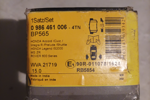 Set Pastiglie freni Bosch HONDA Accord/Civic