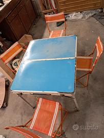 tavolo pic nic anni 70