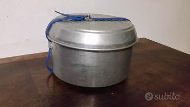 Popote in alluminio usata