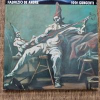 Doppio vinile live di De Andrè - 1991 Concerti 