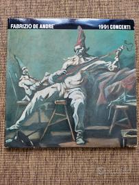 Doppio vinile live di De Andrè - 1991 Concerti 