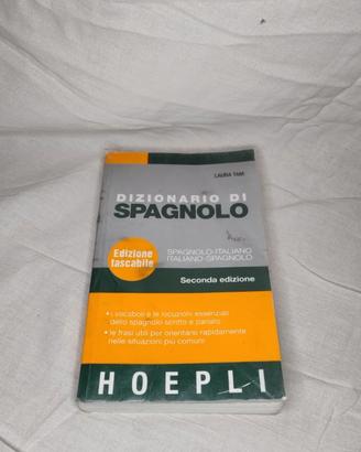 dizionario Hoepli spagnolo tascabile 