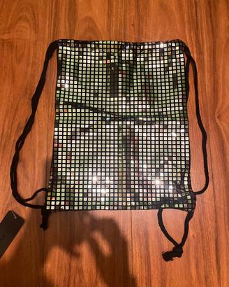 Sacca zaino con specchietti Silver Mirror