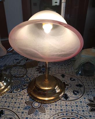 2 Lampade/Abat-Jour Vintage-Antiche