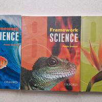 Lote libros inglés ciencias Framework Science