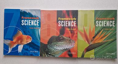 Lote libros inglés ciencias Framework Science