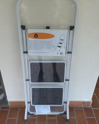 Scaletta 3 gradini metallo