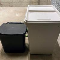 Due cestini pattumiere