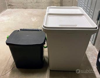 Due cestini pattumiere