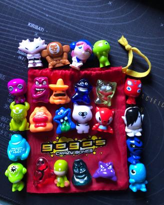 Lotto di 24 Personaggi Gogo's Crazy Bones