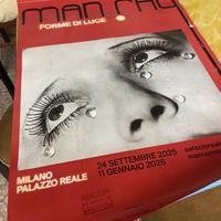 Manifesto mostra fotografica Man Ray Forme di Luce