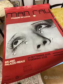 Manifesto mostra fotografica Man Ray Forme di Luce