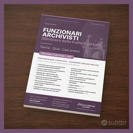 Manuale Concorso Funzionari Archivisti Completa
