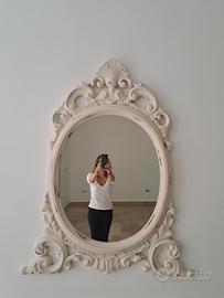 specchio stile shabby