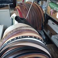 Cinture cuoio semilavorati a stock