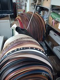 Cinture cuoio semilavorati a stock