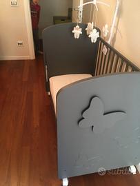 Lettino bambini come nuovo in legno alta qualità