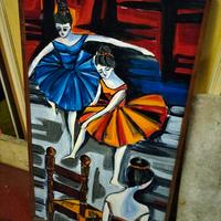 Grande quadro in ceramica/maiolica smaltata