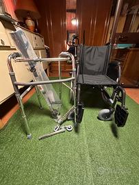 Sedia a rotelle, stampelle e girello – nuovi