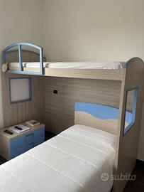 Struttura letto castello per bambini/ragazzi