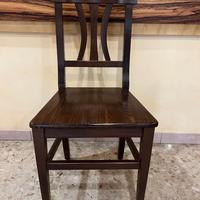 Sedie in legno di faggio massello (6 sedie)