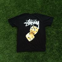maglietta stussy pair of dice gialla 