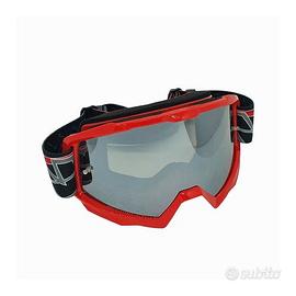 Occhiali casco Cross visiera specchio