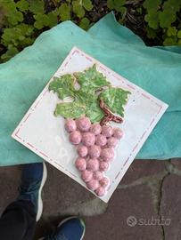 Mattonella Artigianale in Altorilievo - Grappolo 