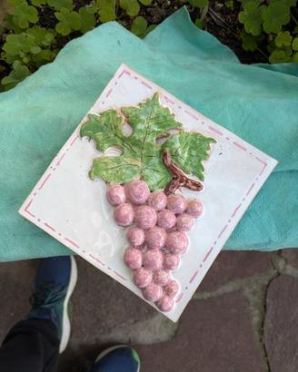 Mattonella Artigianale in Altorilievo - Grappolo 