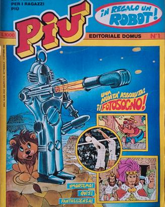 Rivista vintage "Più e il suo gioco" N° 1 - 1982