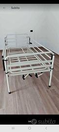 Nuovo letto da degenza ospedaliera con sbarre