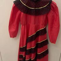 Costume carnevale spagnola 3/6 anni