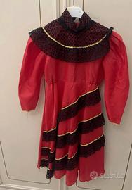 Costume carnevale spagnola 3/6 anni