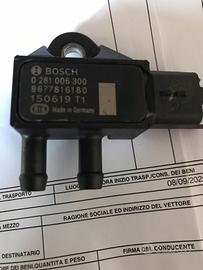 Sensore pressione filtro anti particolato Peugeot