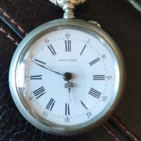 Longines orologio da tasca fine '800 argento