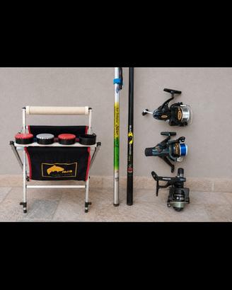 Lotto pesca trota lago Fassa D.A.M. Mitchell