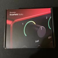 Focusrite scarlett solo 4th gen