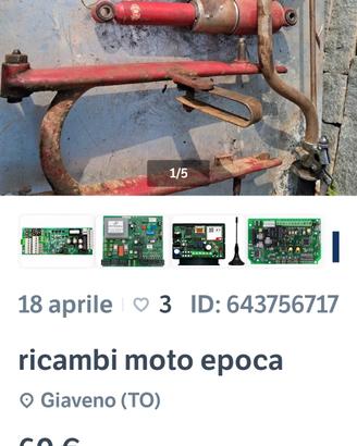 ricambi moto d'epoca