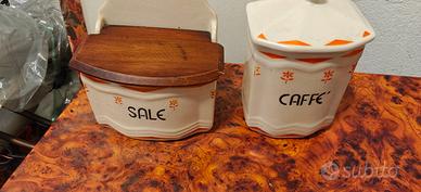 Caffè e Sale ceramiche originali Laveno