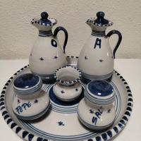 Set da tavola dipinto a mano