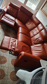 Dondi Salotti Divano Angolare 5 posti 3*2 m pelle