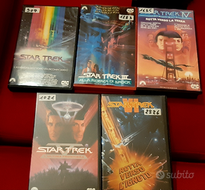 Collezione star trek vhs ex noleggio