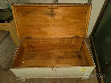 Cassapanca legno primi 900 da restaurare – 130 cm